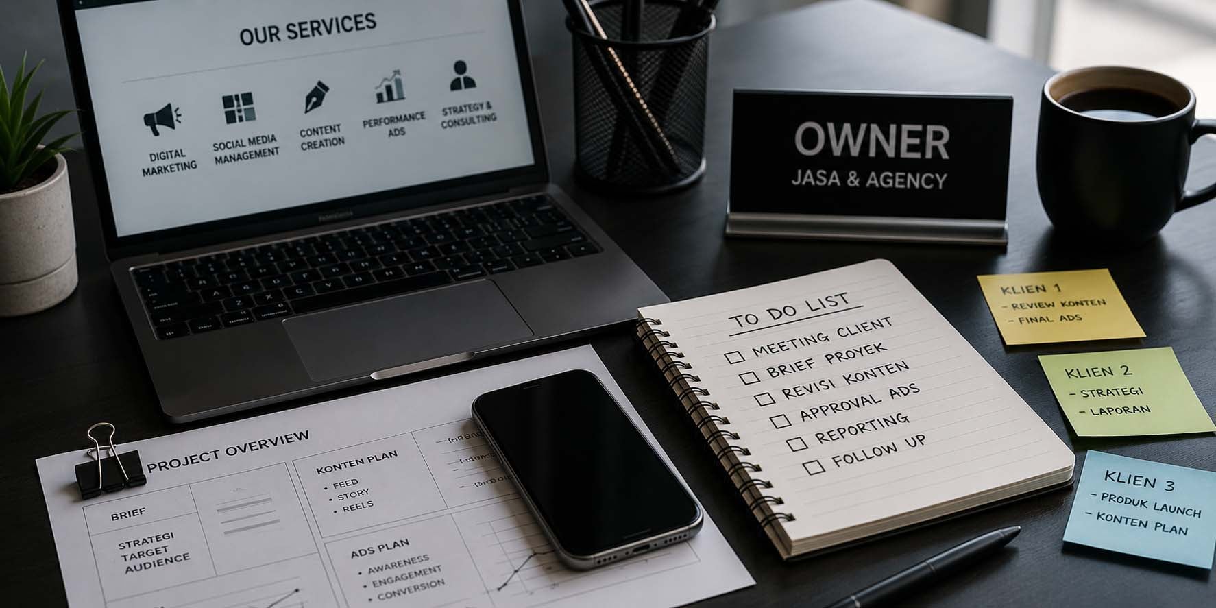 Owner jasa dan agency